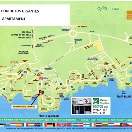 Beautiful,Boho,Sea View Los Gigantes Apartment 圣地亚哥港 外观 照片