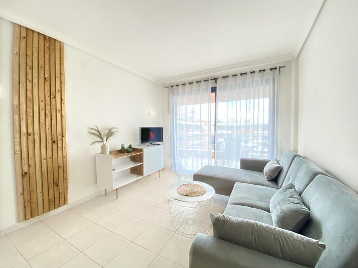 Beautiful,Boho,Sea View Los Gigantes Apartment 圣地亚哥港 外观 照片